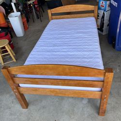 Twin bed With Mattress 