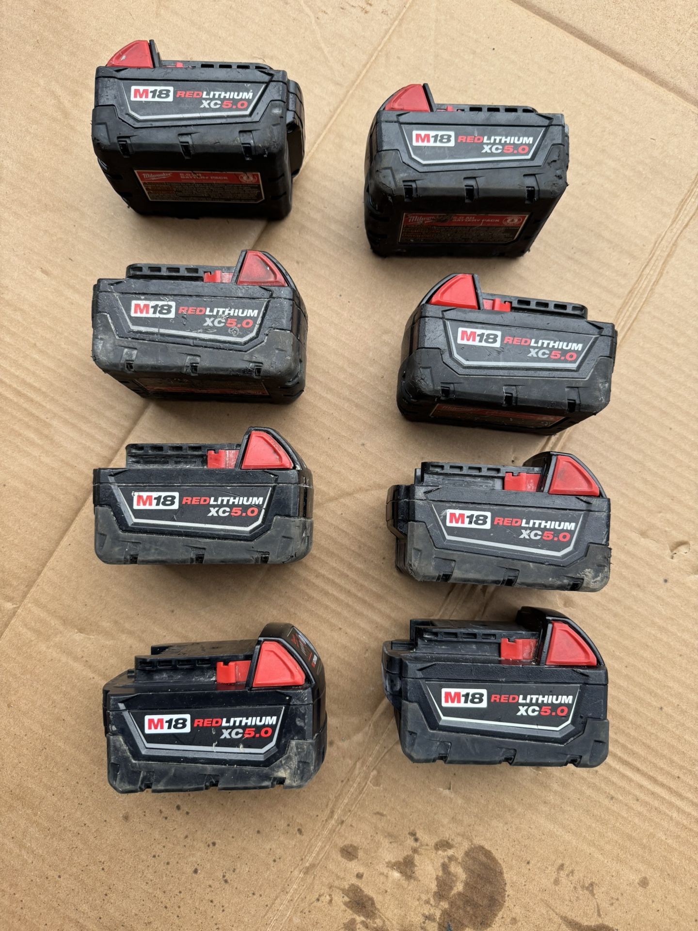 Milwaukee Batteries M18 5ah 50ea