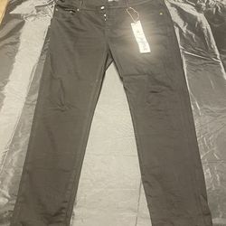 Black Purple Jeans: Size 36