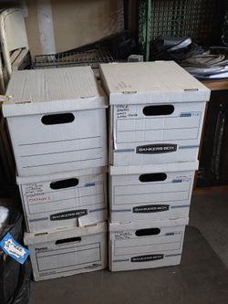 Banker Boxes and Crates