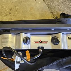 CAMP CHEF EXPLORER 2X WITH CARRY CASE 2 Burners 