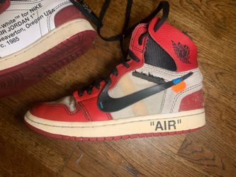 Pre-release  OFF White Jordan 1 Chicago