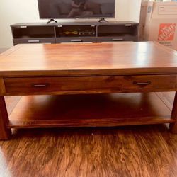 Solid Wood Coffee Table 