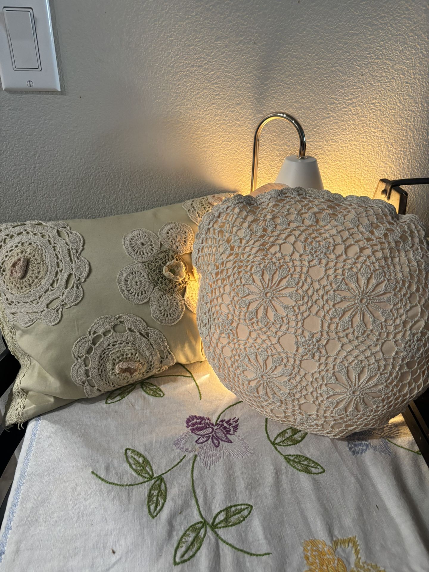 ** Two Pretty Throw Pillows **