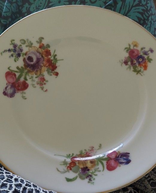 Czech Wedding Plates, 2 Fruit Bowls, 3 Desert Bowls