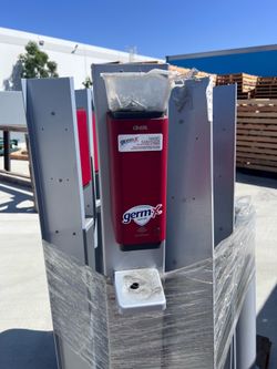 Commercial Automatic Hand Sanitizer Stands Germ-X / Cintas Touch-Free Sanitizer Dispensers