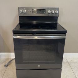 GE Electric Range Stove  Color Slate  Great working condition 