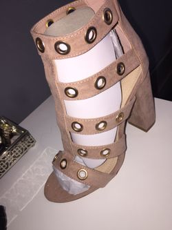 Chunky heels Size 10