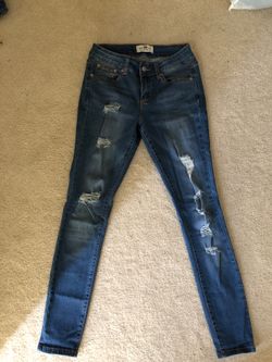 FashionNova Distressed Denim Jeans Size 5