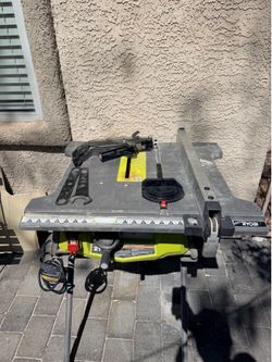 Ryobi table saw corded works