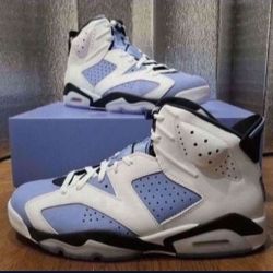 NEW Jordan 6 UNC Authentic 