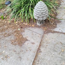 Made from Cement. Super heavy. 