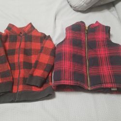 Vest And Sweater Jacket $10 For Both