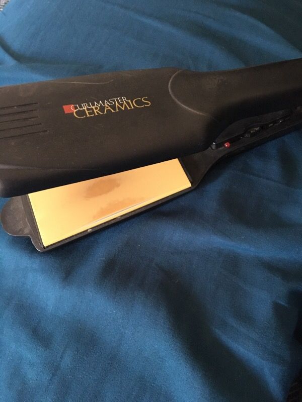Curl master ceramics hair straightener