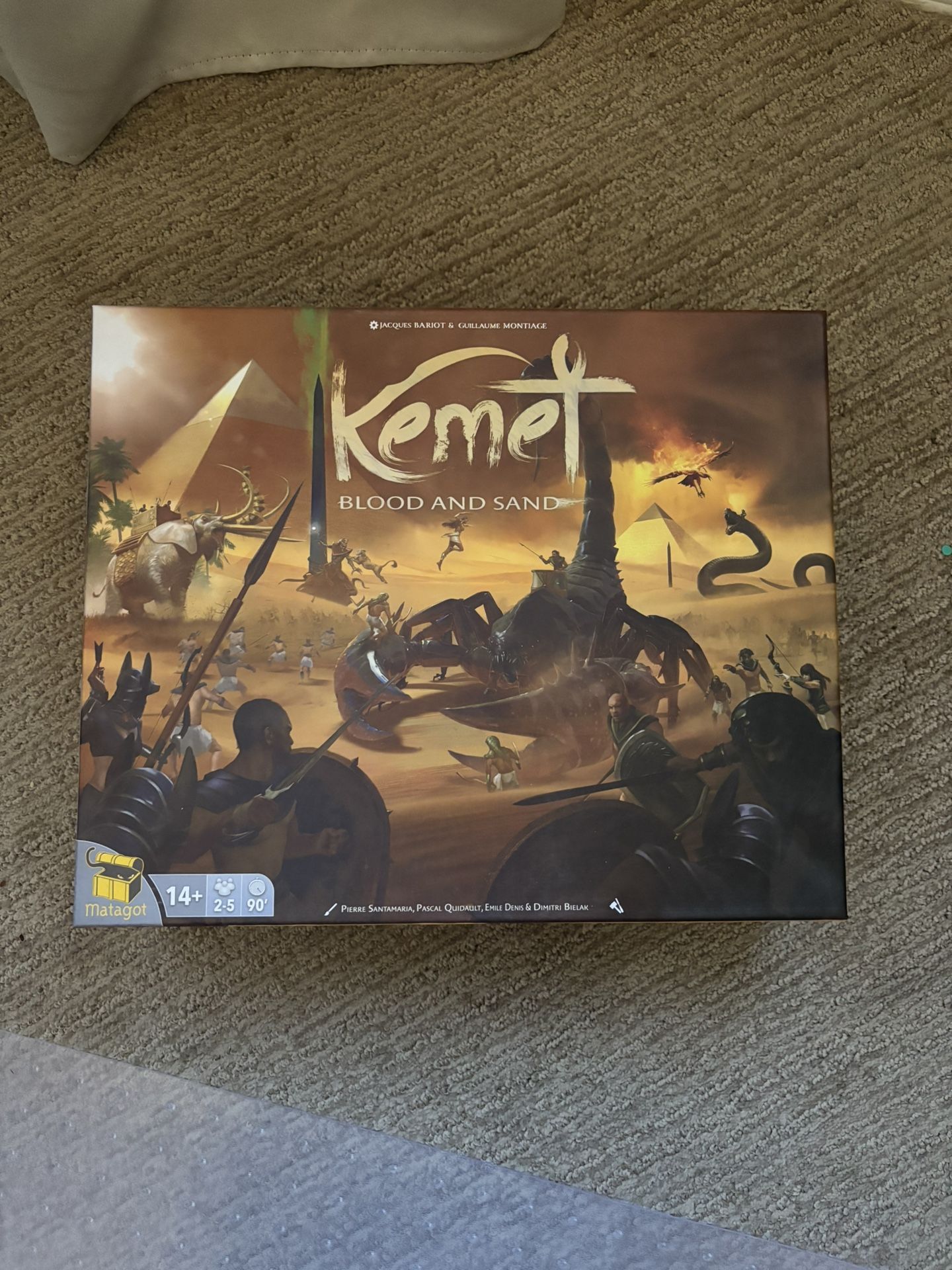 Kemet Blood And Sand Board Game