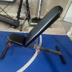 Adjustable Weight Bench – Flat/Incline Workout Bench