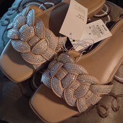 Ladies Cute Sparkly Sandals.
