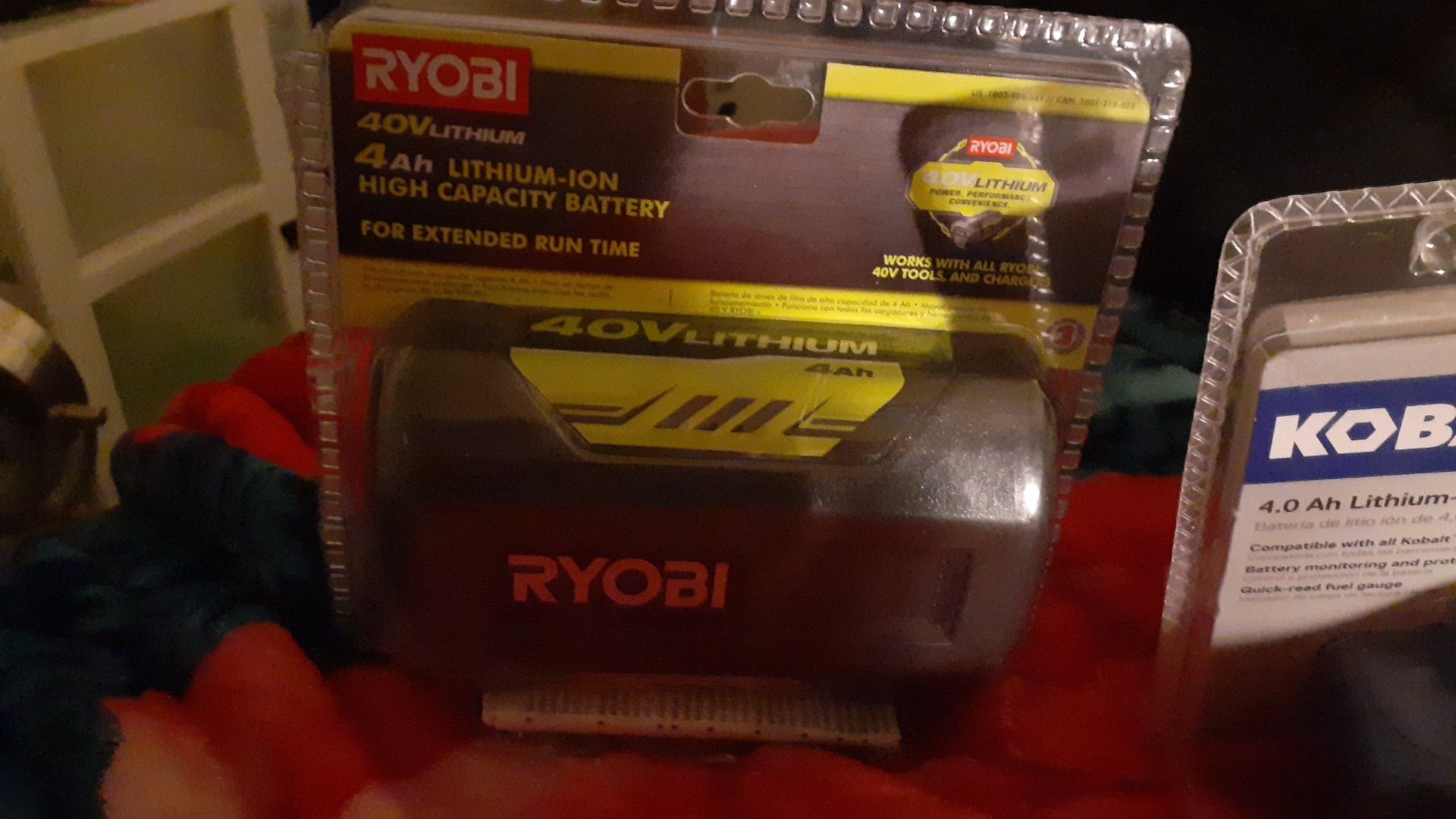 Ryobi 40v lithium ion 4ah battery