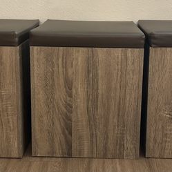 Storage Ottoman Cubes – Set of 4 (Seats + Storage)