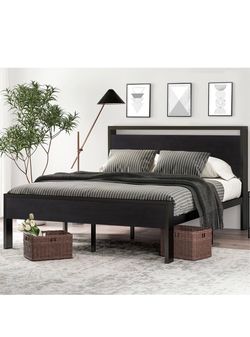 Lightly Used Black Metal Bed Frame
