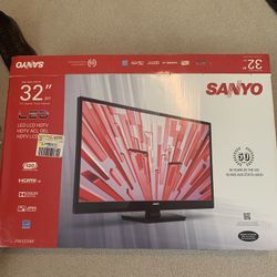 Sanyo 32” LED TV - Moving Sale