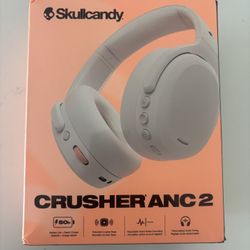 Skullcandy ANC 2 Bone Color New Sealed Box