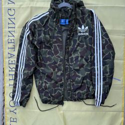 Adidas Camo Windbreaker Jacket