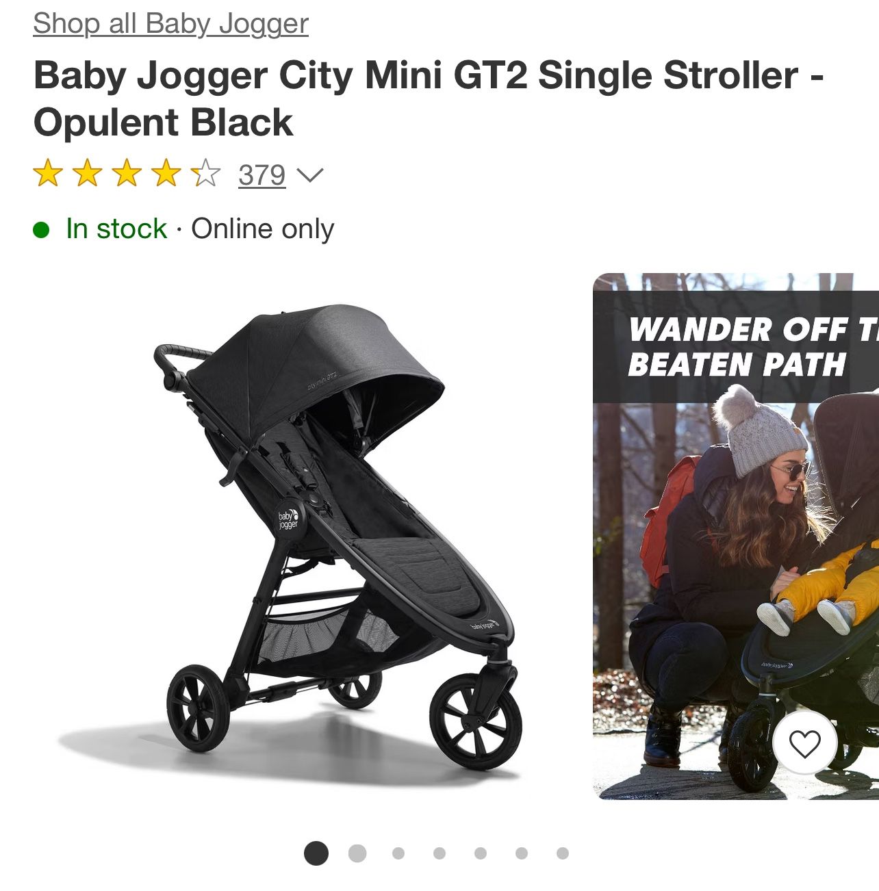 New In Box Baby Jogger, Jogging Stroller, City Mini