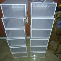 Shoe Boxes 12 Pack Already Assembled New Never Used  $25 Firm Price Pick Up In Pomona 