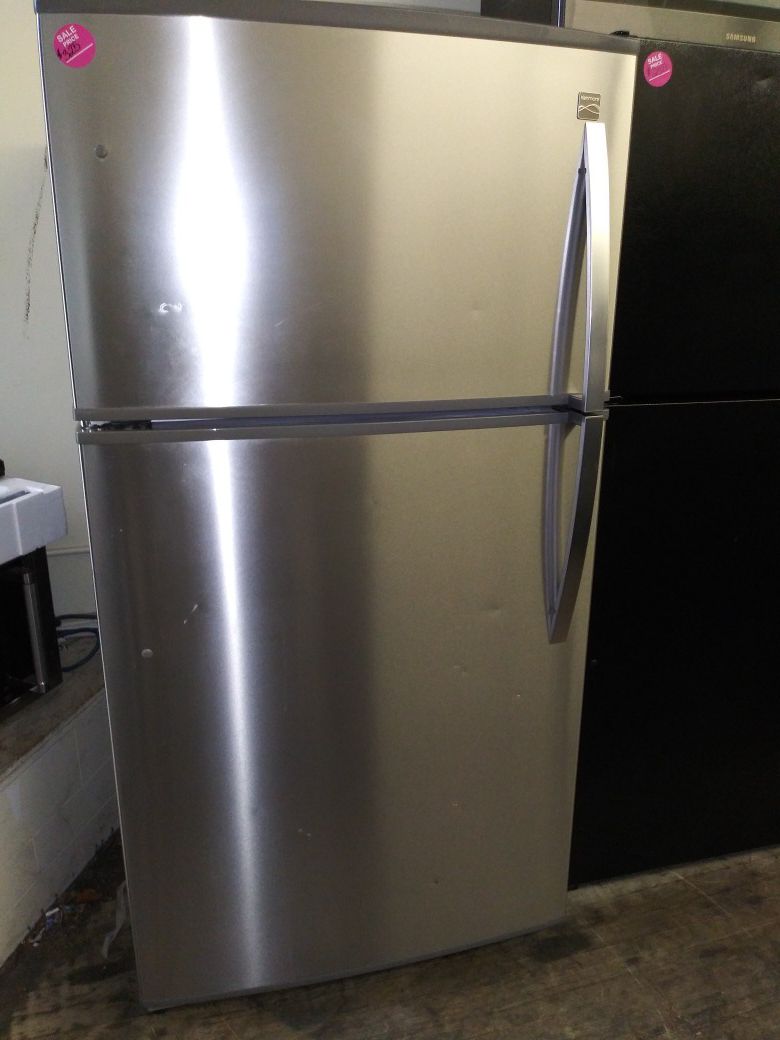 Kenmore stainless steel top mount refrigerator