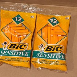 2 Packs Bic Disposable Razors 