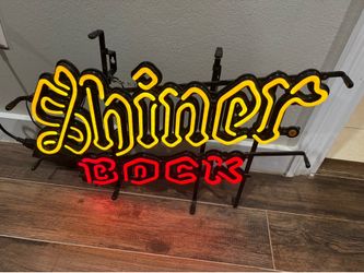 Shiner bock neon