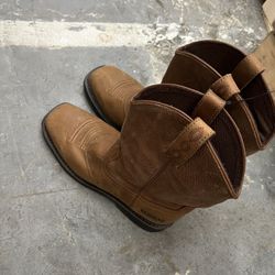 RedHead Western Work Boots – Men’s Size 11W – Brown Leather