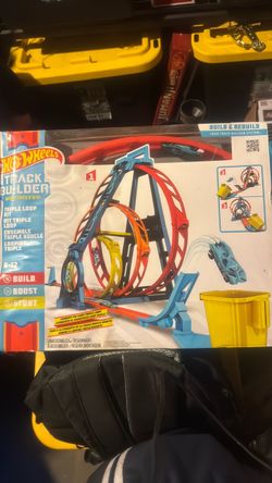 Hot Wheels Track Builder Unlimited Triple Loop Kit