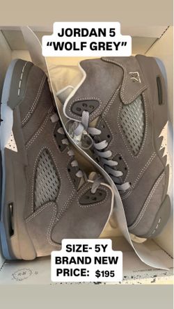 JORDAN 5 WOLF GREY