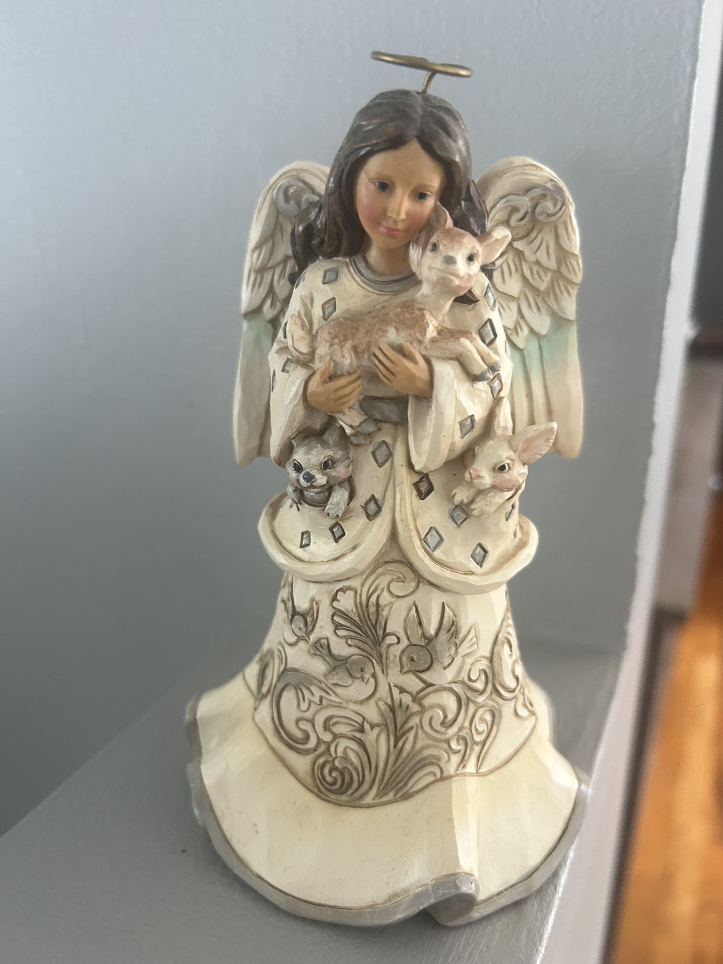 Jim Shore woodland Angel figurine 6"