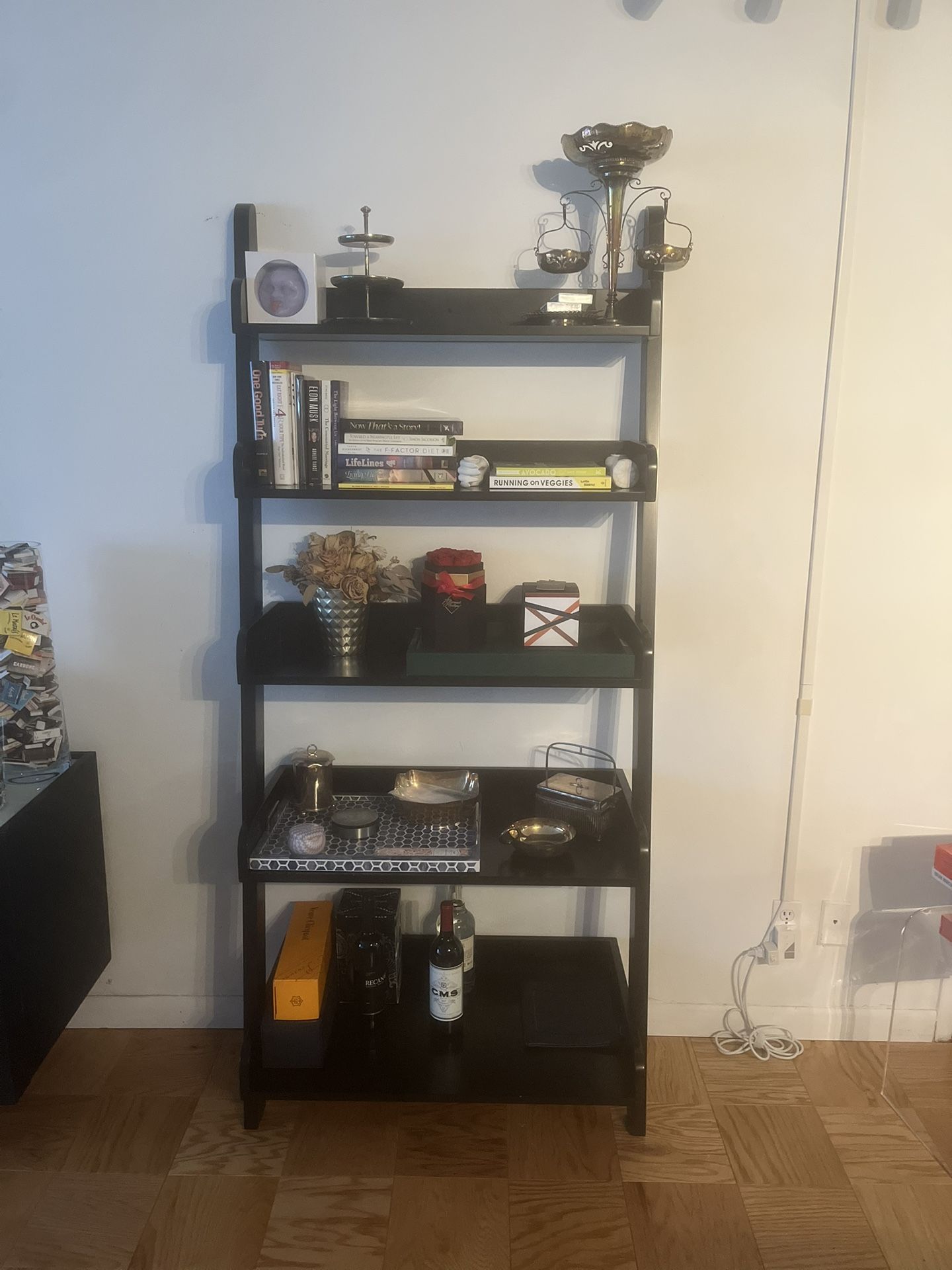 Black Metal Book Shelf