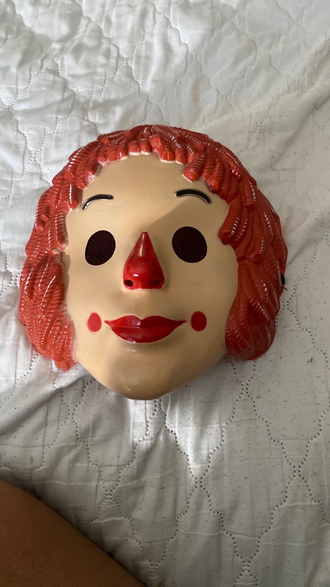 Vintage Rag Doll Half Mask
