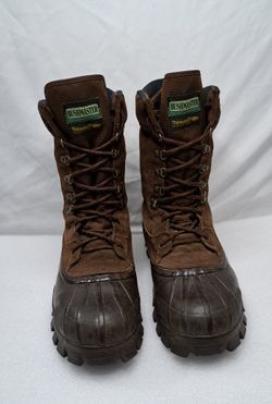 Bushmaster Mens Thinsulate Ultra Snow Boots 13 Brown Leather Up Round Toe Duck for Sale in Jupiter FL OfferUp
