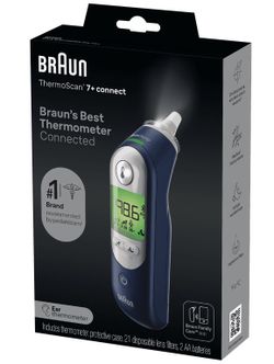 NEW!!!  Braun ThermoScan 7+ Connect Ear Thermometer - $65 Value 