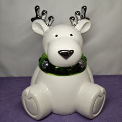 Slatkin & Co. (Bath & Body Works) Jingles the Reindeer candle holder / Cookie Jar