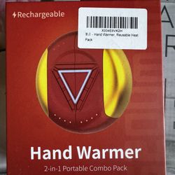 Brand new rechargeable USB 2-Pack electric hand warmers - 3 heat settings - 20 hours