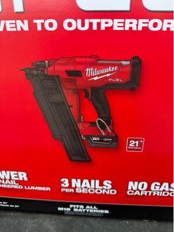 Milwaukee 21 degree m18 framing gun kit