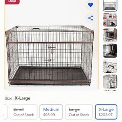 Lucky Dog XL Two Door Crate
