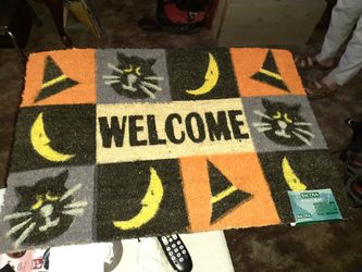 (NEW) Halloween Door Mat