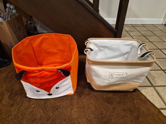 Set of Two Storage Bins
