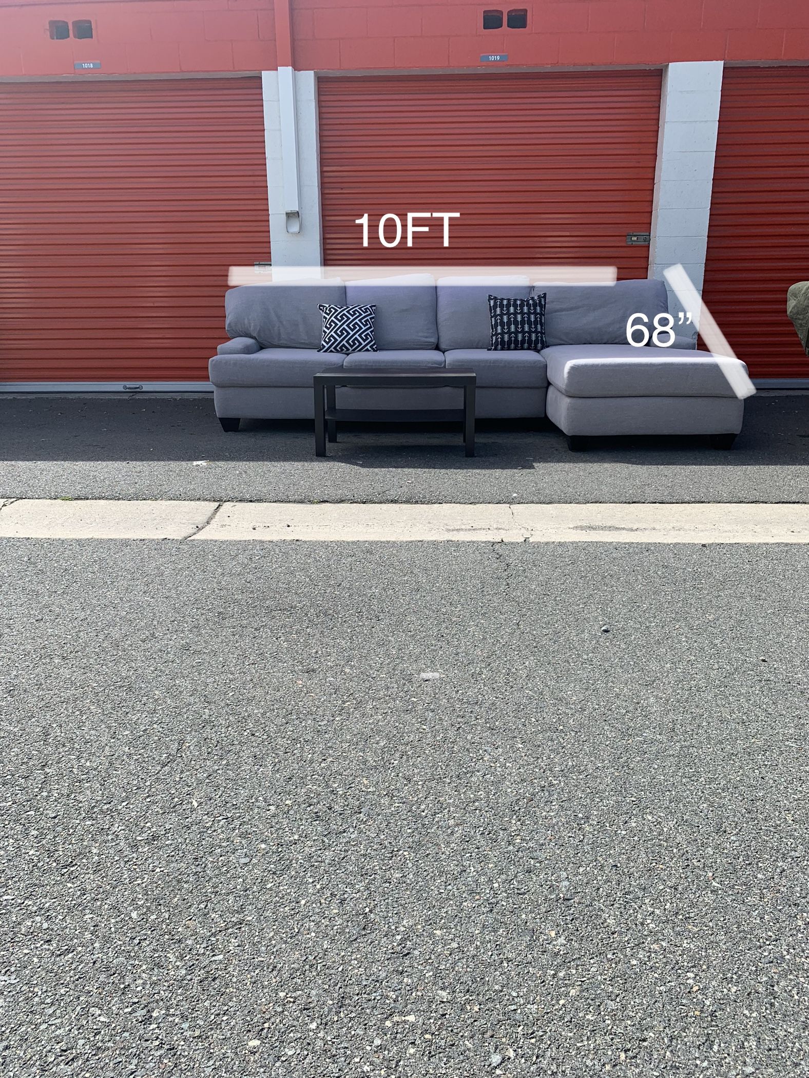 Grey Sectional Couch