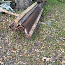 Sheet Piling 5 Pieces. 2 Are 12 Ft Long. 3 Are 15 Ft Long 