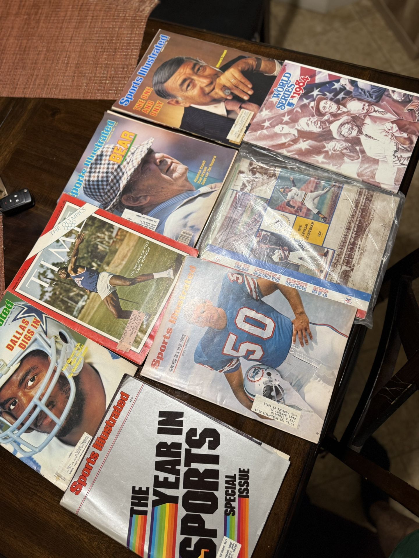 Vintage Sports Illustrated Magazines 