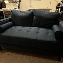 Blue Love Seat